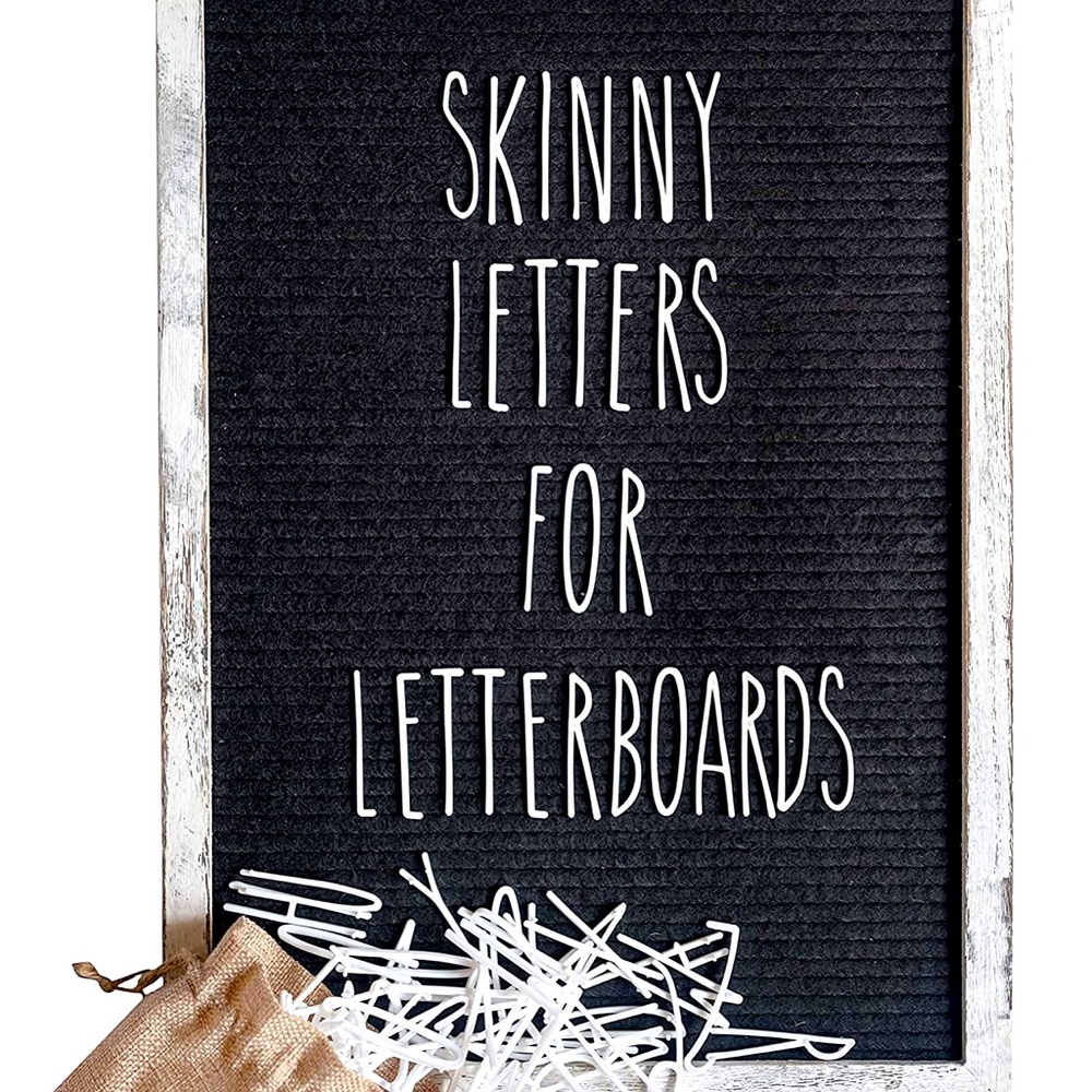 Rae Dunn Inspired font- Letters for Letterboard